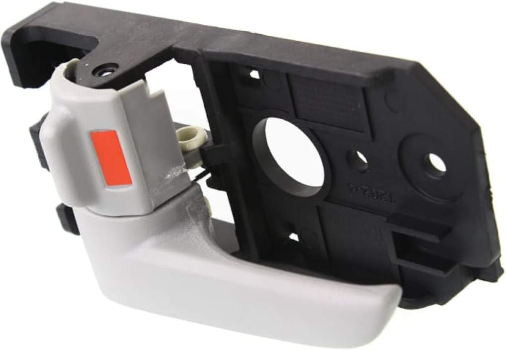 Front Inner Door Handle Light Gray Plastic Left Driver Side Direct Replacement Compatible with 2004-2009 Kia Spectra / Spectra5 KI1352118 826102F00087