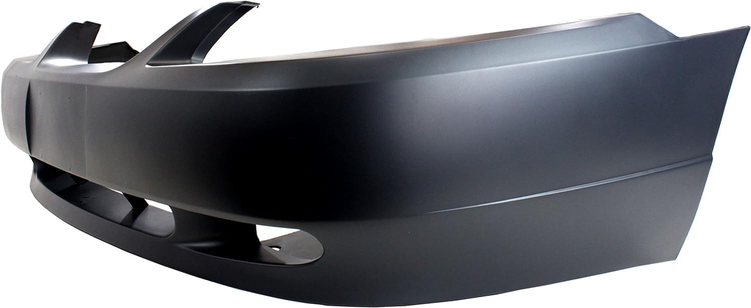 Front Bumper Cover Primed With Fog Light Holes Direct Replacement Compatible With 1999-2004 Ford Mustang FO1000439 YR3Z17D957GA