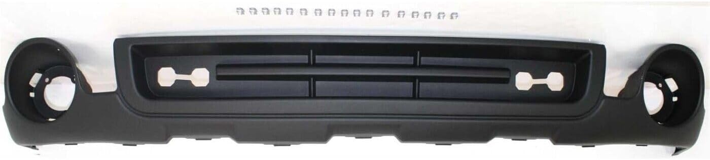 Front Bumper Chrome Steel + Upper Cover Primed + Lower Valance Textured Direct Replacement Compatible With 2007-2013 GMC Sierra 1500 GM1015100 GM1002834 GM1014102