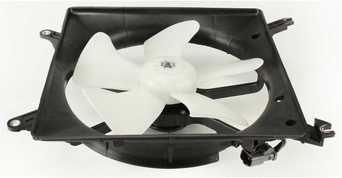 Front Radiator Fan Shroud Assembly Direct Replacement Compatible with 1990-1993 Honda Accord HO3115105 19015PT1003