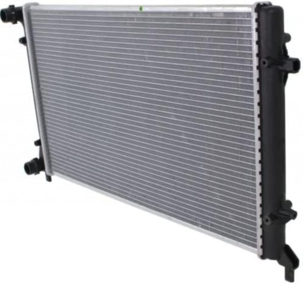 Front Radiator Aluminum Core Direct Replacement Compatible With 2005-2014 Volkswagen Jetta / 2006-2009 Rabbit VW3010150 1K0121251CJ