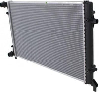 Front Radiator Aluminum Core Direct Replacement Compatible With 2005-2014 Volkswagen Jetta / 2006-2009 Rabbit VW3010150 1K0121251CJ
