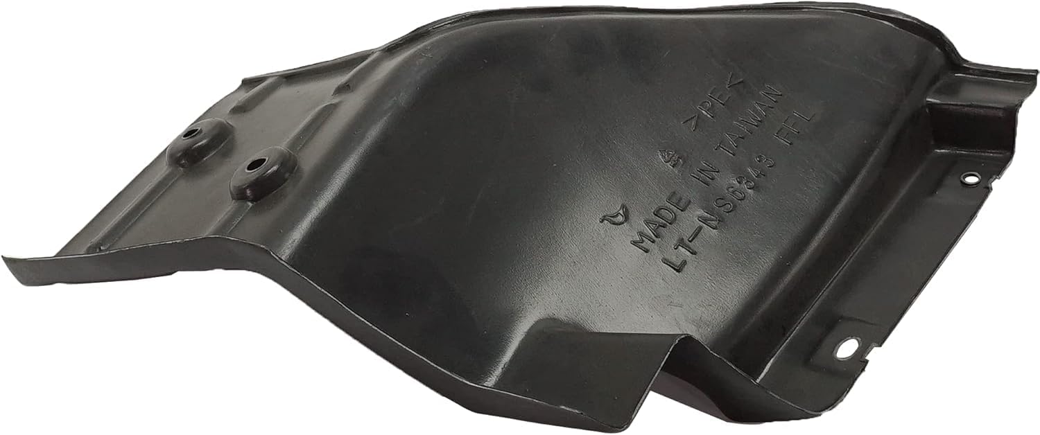 Front Section Fender Liner Left Driver Side Direct Replacement Compatible With 2016-2021 Nissan Titan XD NI1248171 63845EZ00A