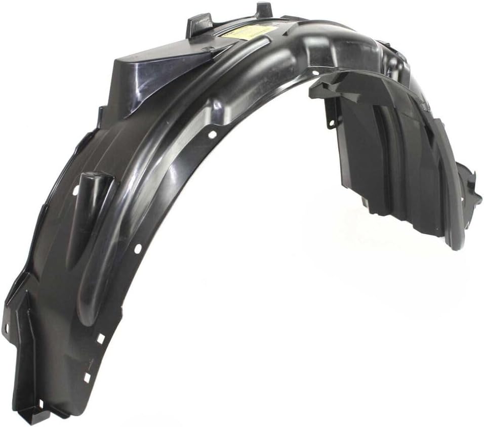 Front Fender Liner With Pad Right Passenger Side Direct Replacement Compatible With 2006-2011 Honda Civic HO1249134 74101SNAA00