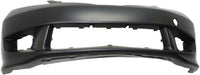 Front Bumper Cover Primed Plastic + Upper & Lower Grille + Fog Light Left Driver & Right Passenger Side Direct Replacement Compatible With 2009-2011 Honda Fit