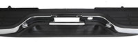 Rear Bumper Face Bar Chrome Steel With Mounting Bracket Direct Replacement Compatible With 1999-2006 Chevrolet Silverado 1500 GM1103122 12496085