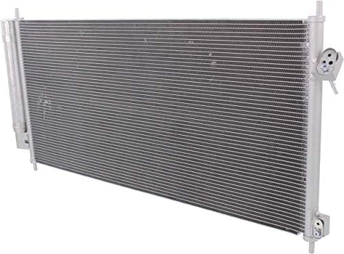 Front A/C Condenser Aluminum Core Direct Replacement Compatible With 2009-2014 Honda Fit HO3030153 80110TK6A01