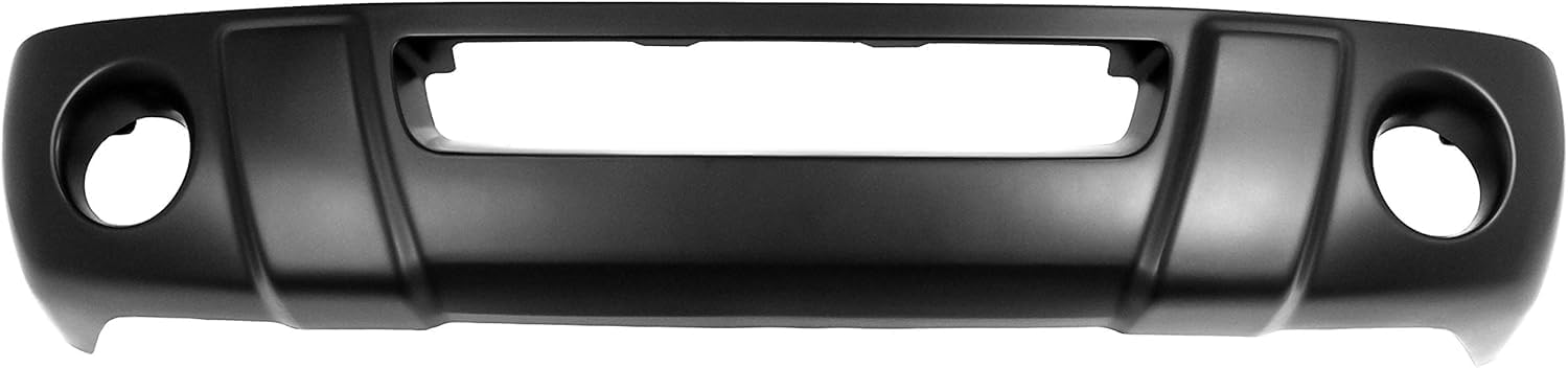 Front Bumper Steel + Lower Valance Panel Primed Plastic With Fog Light Holes Direct Replacement Compatible With Ford Ranger Edge 2001-2003 FO1002380 FO1095189 1L5Z17626CAD 1L5Z17757JA