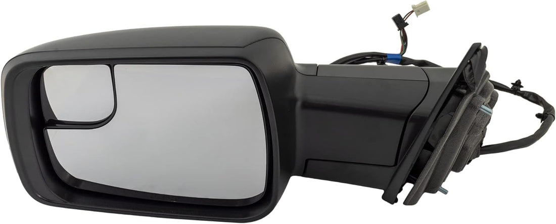 Front Mirror Power Folding Heated Textured Left Driver Side Direct Replacement Compatible With 2019-2022 Ram 1500 CH1320472 68462769AB