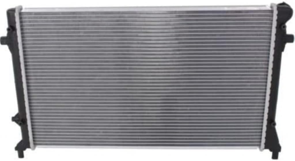 Front Radiator Aluminum Core Direct Replacement Compatible With 2005-2014 Volkswagen Jetta / 2006-2009 Rabbit VW3010150 1K0121251CJ