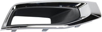Front Fog Light Molding Primed With Chrome Bezel Left Driver Side Direct Replacement Compatible With 2015-2020 GMC Yukon/XL GM1038187 22936426