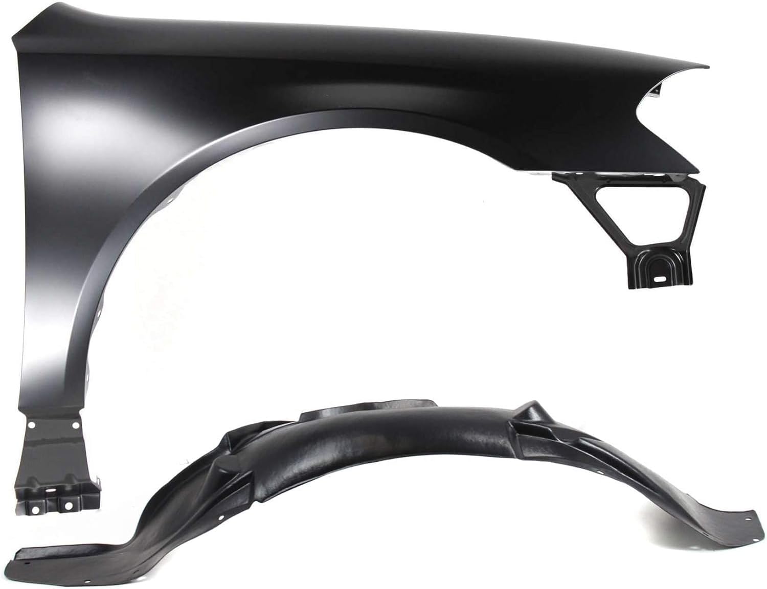 Front Fender-Fender Liner Right Passenger Side Direct Replacement Compatible With 2006-2013 Chevrolet Impala GM1251122 GM1241326 89023524 10333702