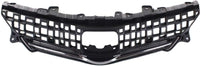 Front Grille Assembly Gray Shell And Insert With Chrome Molding Plastic Direct Replacement Compatible With 2012-2014 Toyota Prius V TO1200348 5310147010