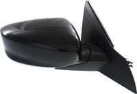 Front Power Mirror Manual Folding Without Signal Light Primed Right Passenger Side Direct Replacement Compatible With 2013-2017 Honda Accord HO1321272 76208T2FA11 76208T2FA01