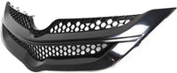 Front Upper Grille Textured Shell & Insert Direct Replacement Compatible With 2007-2008 Toyota Yaris TO1200294 5311152460C0