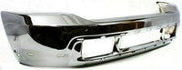 Front Bumper Chrome + Upper & Lower Valance Textured Direct Replacement Compatible With 2001-2004 Ford F -Series Super Duty FO1002375 FO1095176 FO1095203 3C3Z17626AAA 3C3Z17757BA