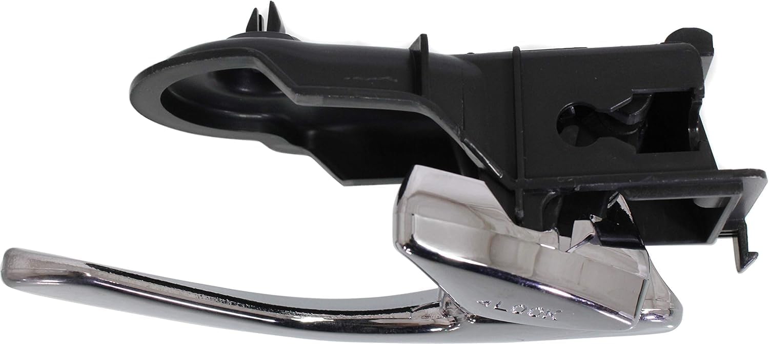 Front Or Rear Interior Door Handle Chrome Right Passenger Side Direct Replacement Compatible with 2001-2007 Ford Escape / 2005-2007 Mercury Mariner FO1353131 YL8Z7822601BA