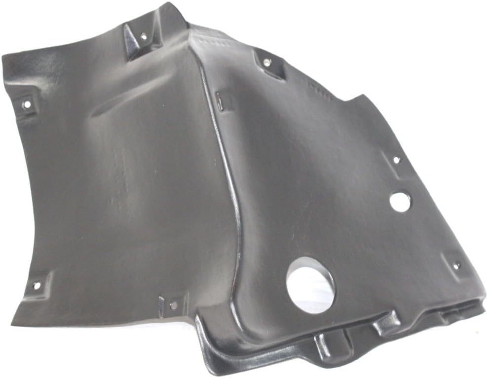 Front Lower Section Fender Liner Right Passenger Side Direct Replacement Compatible With 2003-2005 Mercedes Benz CLK-Class MB1249139 2098840422