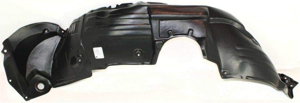 Front Fender Liner Vacuum Form Plastic Right Passenger Side Direct Replacement Compatible With 2008-2010 Toyota Highlander TO1249150 538050E040