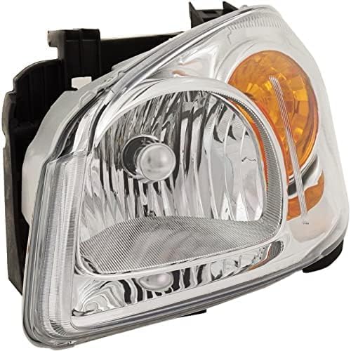 Set Of 2 Front Head Light Assembly Halogen Clear Lens With Bracket Right & Left Side Direct Replacement Compatible With 2005-2008 Chevrolet Cobalt / 2007-2009 Pontiac G5 GM2502281