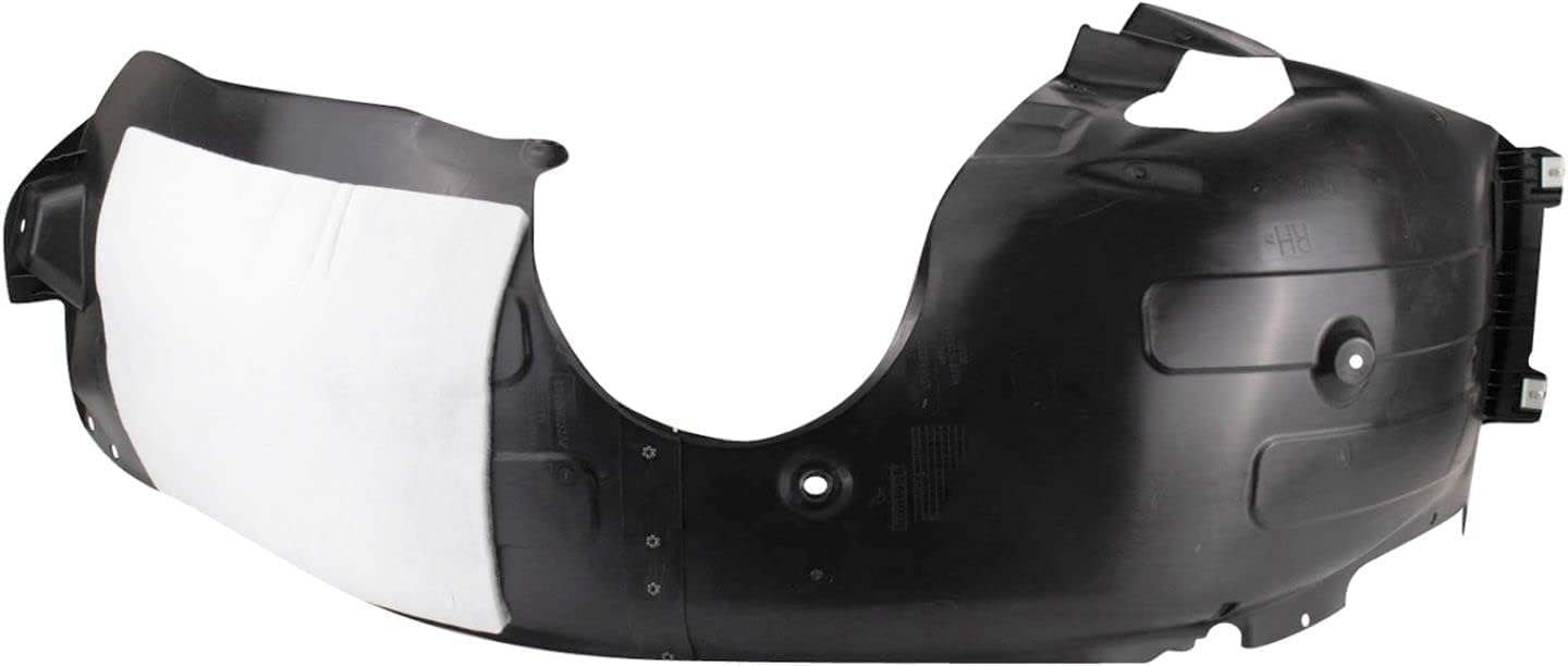 Front Fender Liner Right Passenger Side Direct Replacement Compatible With 2020-2022 Hyundai Sonata HY1249183 86812L0300