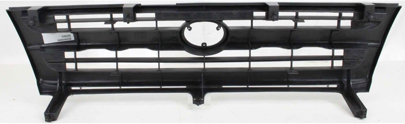 AUTOS PARTS PLUS Front Grille Silver Shell With Painted Black Insert + Headlights + Corner Lamps Assembly Left Driver & Right Passenger Side Direct Replacement Compatible With 1997-2000 Toyota Tacoma