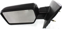 Front Power Mirror Non Towing Manual Folding Heated Textured Left Driver Side Direct Replacement Compatible With 2004-2008 Ford F-150 FO1320233 8L3Z17683EA