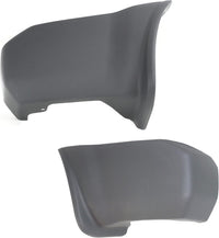Set Of 2 Rear Bumper End Cap Textured Left Driver & Right Passenger Side Direct Replacement Compatible With 2000-2004 Nissan Xterra NI1105114 NI1104114 H50247Z000 H50257Z000