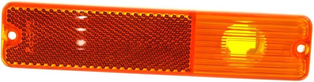 Front Side Marker Lens Corner Light Left Driver Side Direct Replacement Compatible With 1968-1986 Jeep CJ Series CH2550107 J0994020
