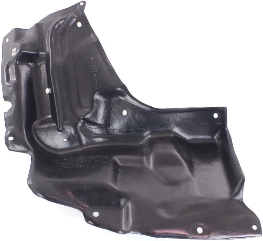 Set of 2 Front Engine Splash Shield Under Cover Plastic Left Driver & Right Passenger Side Direct Replacement Compatible with 2014-2019 Toyota Corolla TO1228202 TO1228201