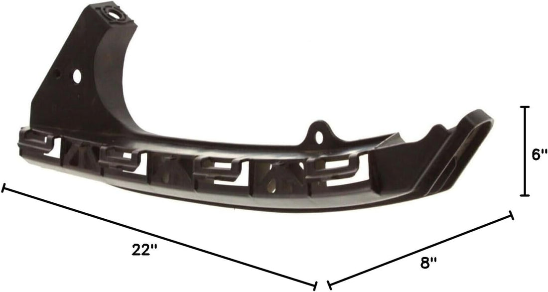Front Bumper Support Bracket Left Driver Side Direct Replacement Compatible with 2009-2014 Honda Fit HO1042102 71190TK6A00