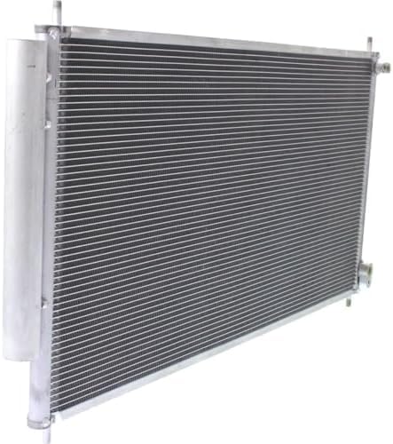 Front AC Condenser Aluminum Core Direct Replacement Compatible With 2012-2015 Honda Civic HO3030157 80110TS4T01