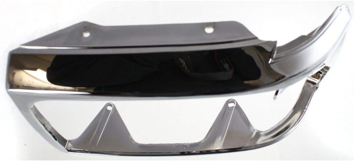 Front Head Light Door Bezel Chrome Steel Left Driver Side Direct Replacement Compatible With 1992-1997 Ford F-Series FO2512130 F2TZ13064D