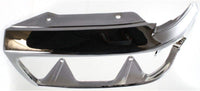 Front Head Light Door Bezel Chrome Steel Left Driver Side Direct Replacement Compatible With 1992-1997 Ford F-Series FO2512130 F2TZ13064D