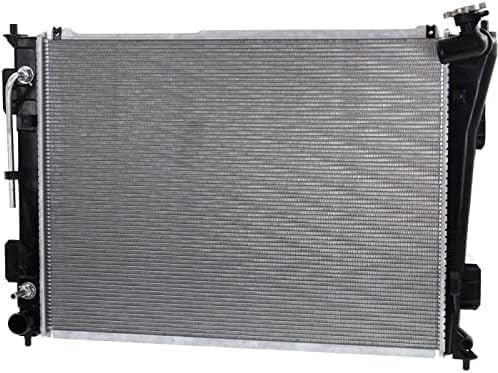 Front Radiator Aluminum Core Direct Replacement Compatible With 2011-2015 Kia Optima / 2011-2014 Sonata HY3010171 HY3010183 253103Q500 253103R700