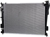 Front Radiator Aluminum Core Direct Replacement Compatible With 2011-2015 Kia Optima / 2011-2014 Sonata HY3010171 HY3010183 253103Q500 253103R700