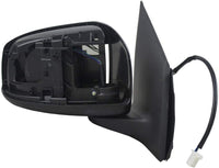 Front Power Mirror Manual Folding Non-Heated Primed Right Passenger Side Direct Replacement Compatible With 2014-2022 Mitsubishi Mirage / 2017-2022 G4 MI1321149 7632B280-PFM