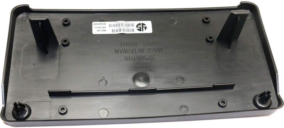 Front License Plate Bracket Textured Direct Replacement Compatible with 2012-2015 Mercedes Benz Ml-Class MB1068122 1668851581