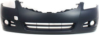 Front Bumper Cover Primed Direct Replacement Compatible With 2010-2012 Nissan Altima NI1000268 62022ZX00H