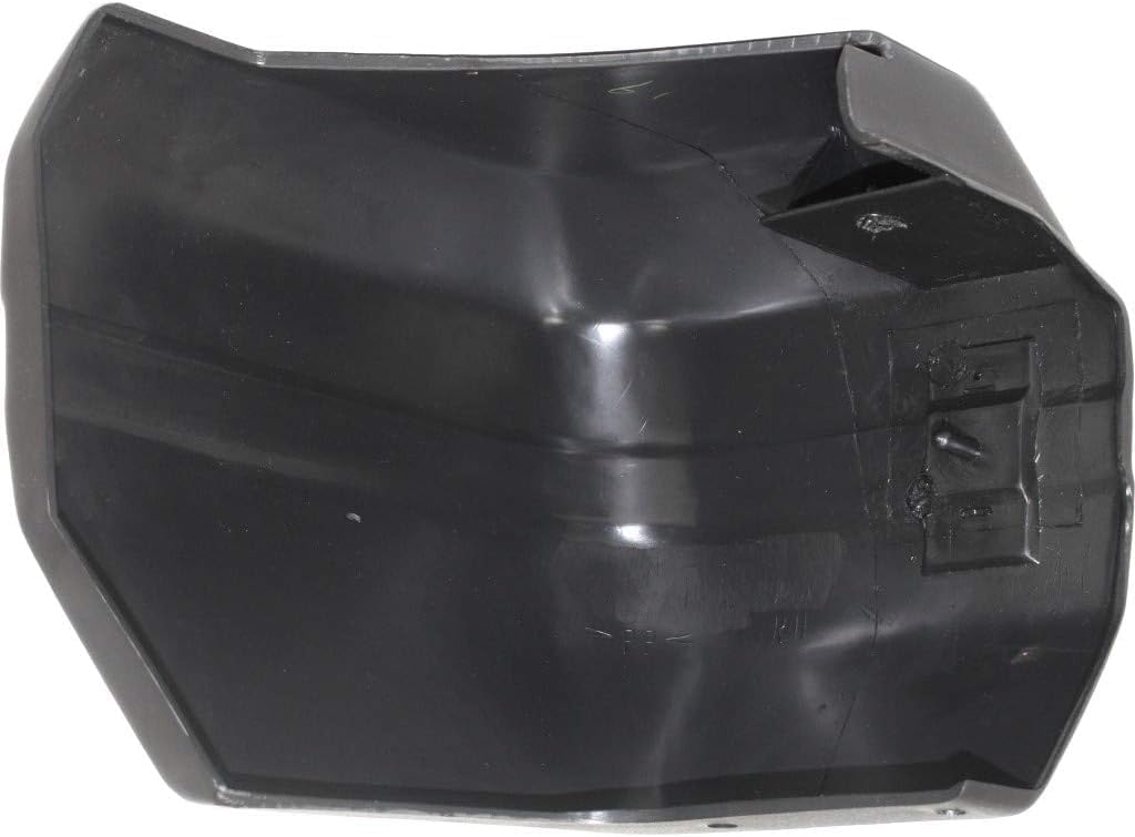 Rear Bumper End Cap Without Tire Mount Holes Textured Left Driver Side Direct Replacement Compatible With 1984-1990 Jeep Wagoneer / 1984-1996 Cherokee CH1105137 55029244