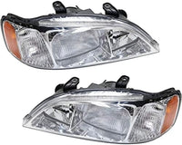 Set Of 2 Front Headlight Lens And Housing Right Passenger & Left Driver Side Direct Replacement Compatible With 1999-2001 Acura TL AC2518104 AC2519104 33151S0KA01 33101S0KA01