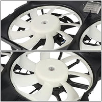 Front Dual Cooling Fan Assembly Plastic with Control Module Direct Replacement Compatible with 2014-2018 Jeep Cherokee CH3115178 68164091AH