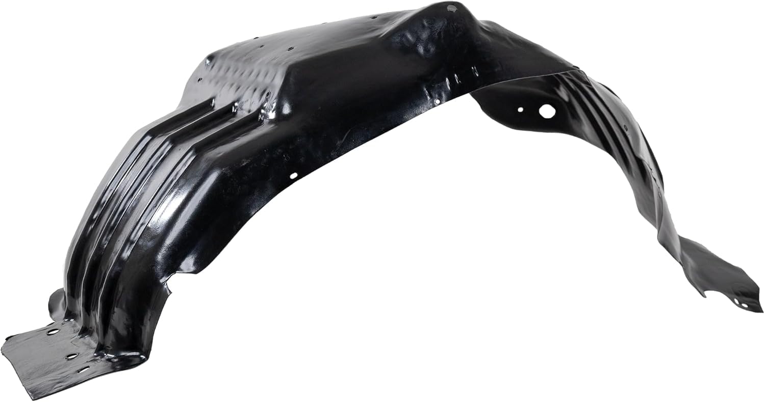 Front Fender Liner Left Driver Side Direct Replacement Compatible With 1987-1997 Ford F-Series FO1246104 F4TZ16055A