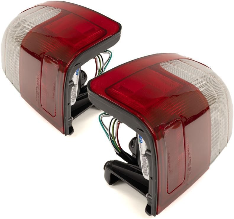 Set of 2 Tail Light Assembly Left Driver & Right Passenger Side Direct Replacement Compatible With 1997-2000 Toyota 4Runner TO2801123 TO2800123 8155035210 8156035121