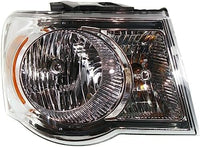 Set Of 2 Front Head Light Assembly Plastic Left Driver & Right Passenger Side Direct Replacement Compatible With 2007-2009 Chrysler Aspen CH2502179 CH2503179
