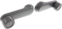 AUTOS PARTS PLUS Front Or Rear Window Crank Gray Direct Replacement Compatible with 1986-1997 Nissan Pickup / 1998-2004 Frontier 8076001G2 8076051S00