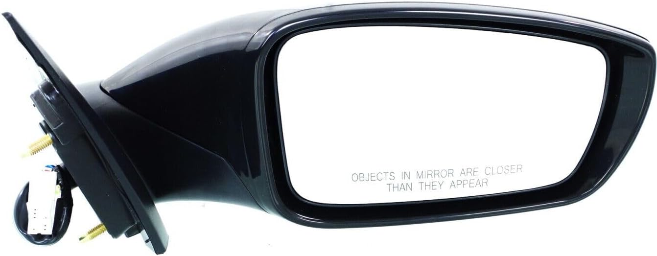 Set Of 2 Power Mirror Manual Folding Heated Primed Left Driver & Right Passenger Side Direct Replacement Compatible With 2011-2014 Hyundai Sonata HY1321168 HY1320168 876203Q110