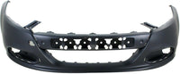 Front Bumper + Upper Cover + Molding Primed Direct Replacement Compatible With 2013-2016 Dodge Dart CH1000A09 CH1014106 CH1044110 1UT51TZZAA 1TS71TZZAF 1WC26TZZAC