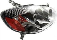 Set Of 2 Front Head Light Assembly Plastic Left Driver & Right Passenger Side Direct Replacement Compatible With 2003-2004 Toyota Corolla TO2503139 TO2502139 8111002190 8115002200