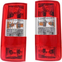 Set Of 2 Tail Light Assembly Left Driver & Right Passenger Side Direct Replacement Compatible With 2010-2013 Ford Transit Connect FO2800225 FO2801225 9T1Z13405A 9T1Z13404A